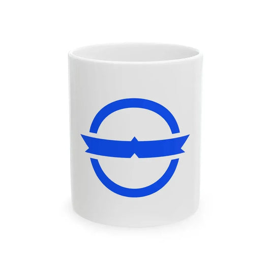 Flag of Yamato Kagoshima (Japan) White Coffee Mug 11oz - Go Mug Yourself