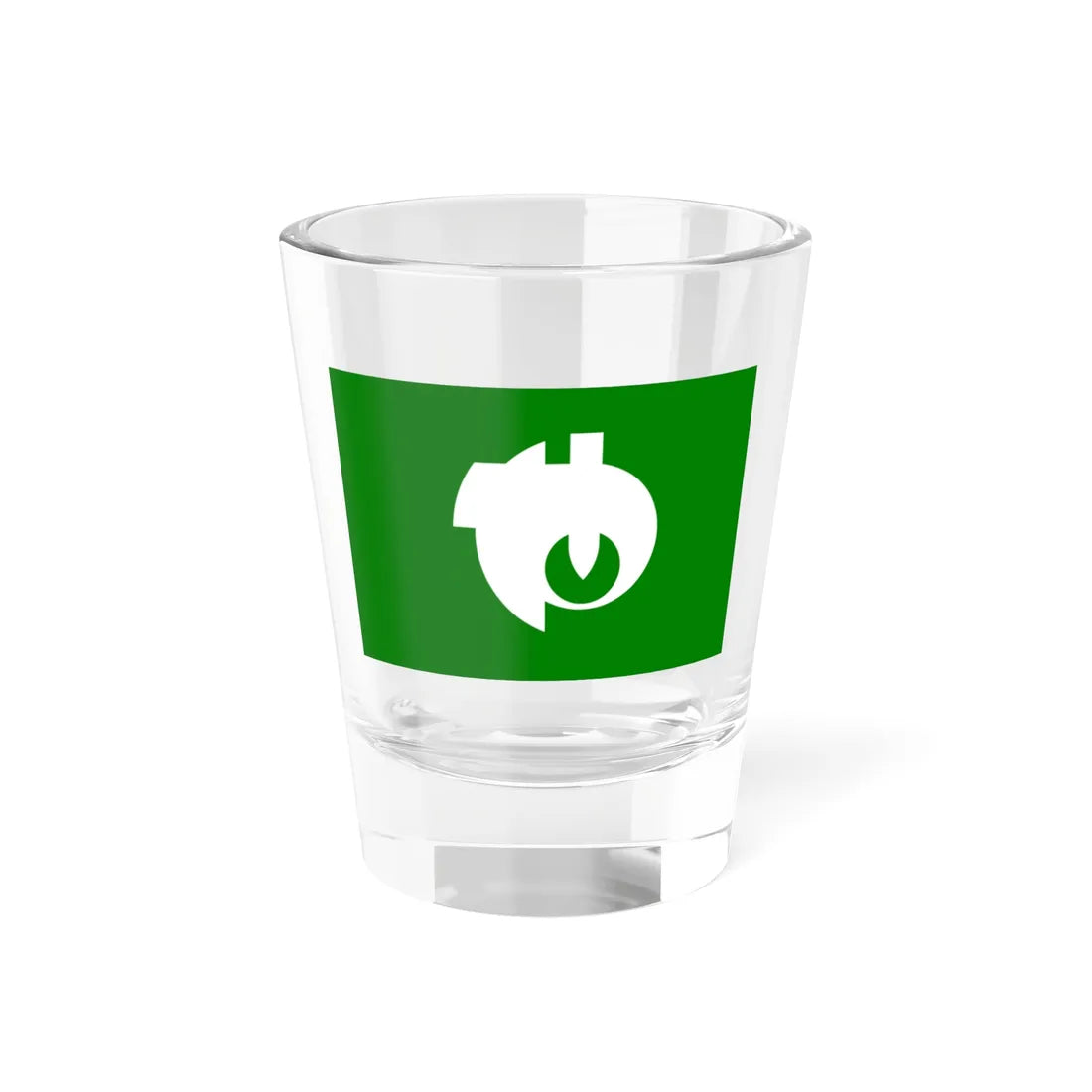 Flag of Yamatsuri Fukushima (Japan) Shot Glass 1.5oz 1.5oz - Go Mug Yourself