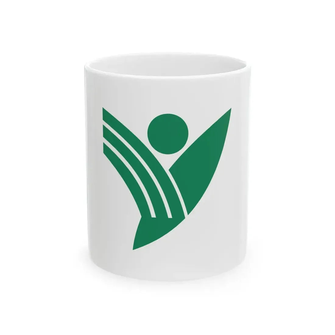 Flag of Yanagawa Fukuoka (Japan) White Coffee Mug 11oz - Go Mug Yourself