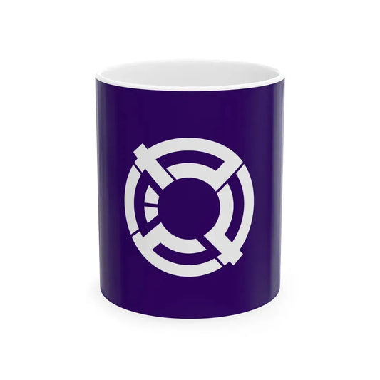 Flag of Yanaizu Fukushima (Japan) White Coffee Mug 11oz - Go Mug Yourself