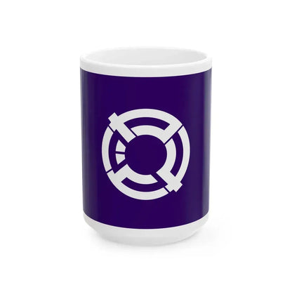 Flag of Yanaizu Fukushima (Japan) White Coffee Mug 15oz - Go Mug Yourself