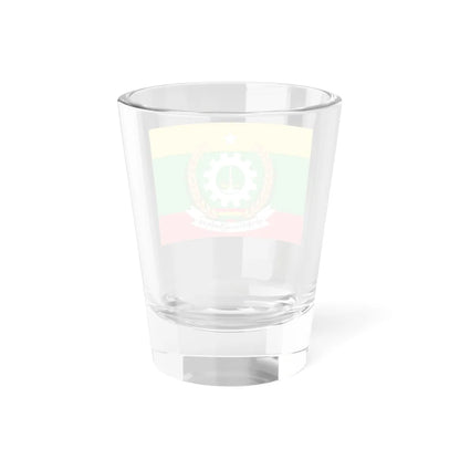 Flag of Yangon Region (Myanmar) Shot Glass 1.5oz - Go Mug Yourself