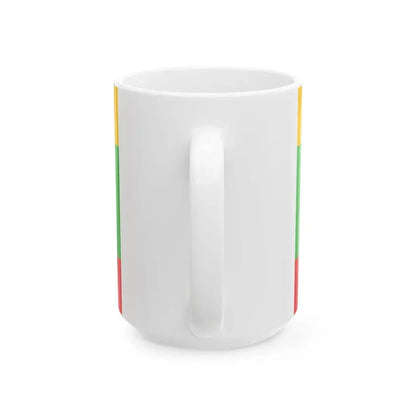 Flag of Yangon Region (Myanmar) White Coffee Mug - Go Mug Yourself