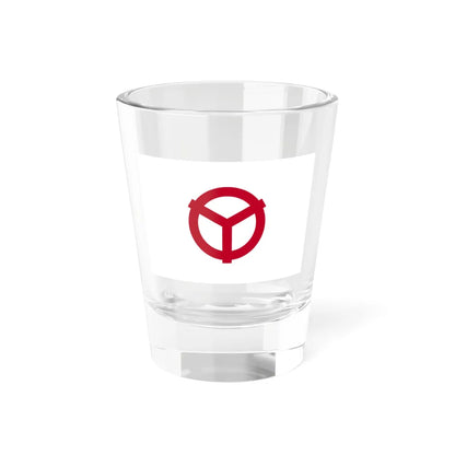 Flag of Yao Osaka (Japan) Shot Glass 1.5oz 1.5oz - Go Mug Yourself