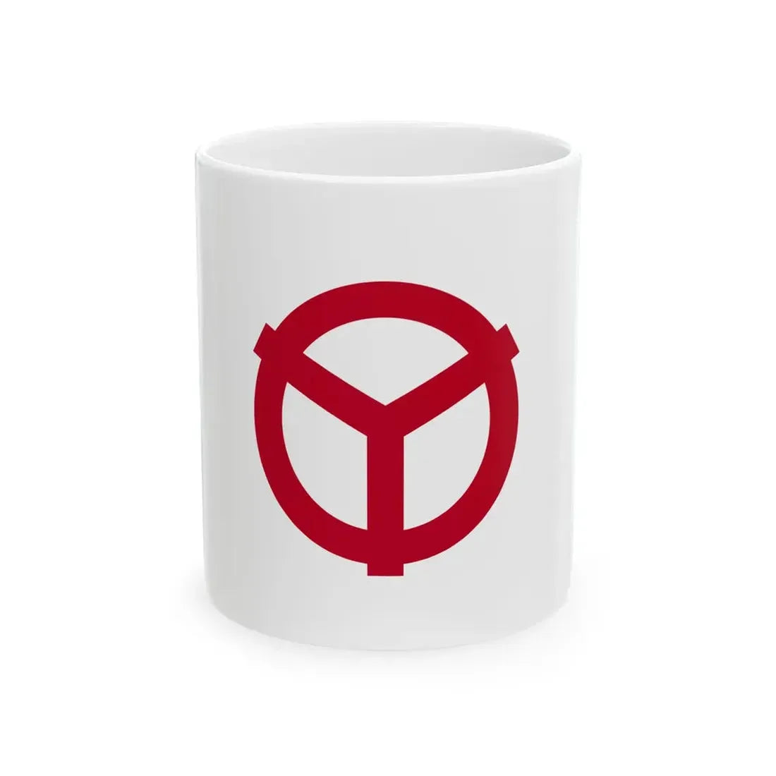 Flag of Yao Osaka (Japan) White Coffee Mug 11oz - Go Mug Yourself