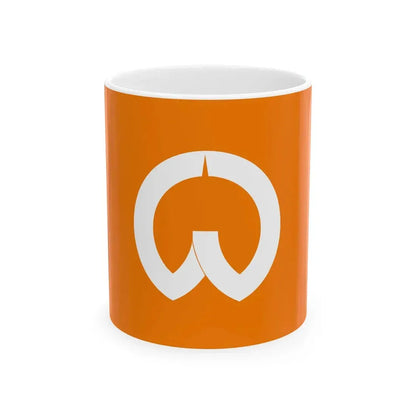 Flag of Yaotsu Gifu (Japan) White Coffee Mug 11oz - Go Mug Yourself