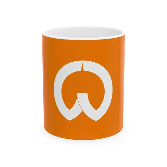 Flag of Yaotsu Gifu (Japan) White Coffee Mug 11oz - Go Mug Yourself