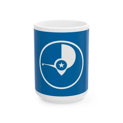 Flag of Yap (Micronesia) White Coffee Mug 15oz - Go Mug Yourself