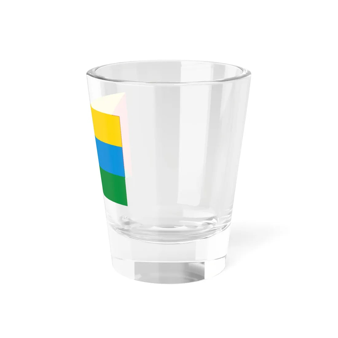 Flag of Yarkovsky rayon Tyumen oblast 2005 (Russia) Shot Glass 1.5oz - Go Mug Yourself