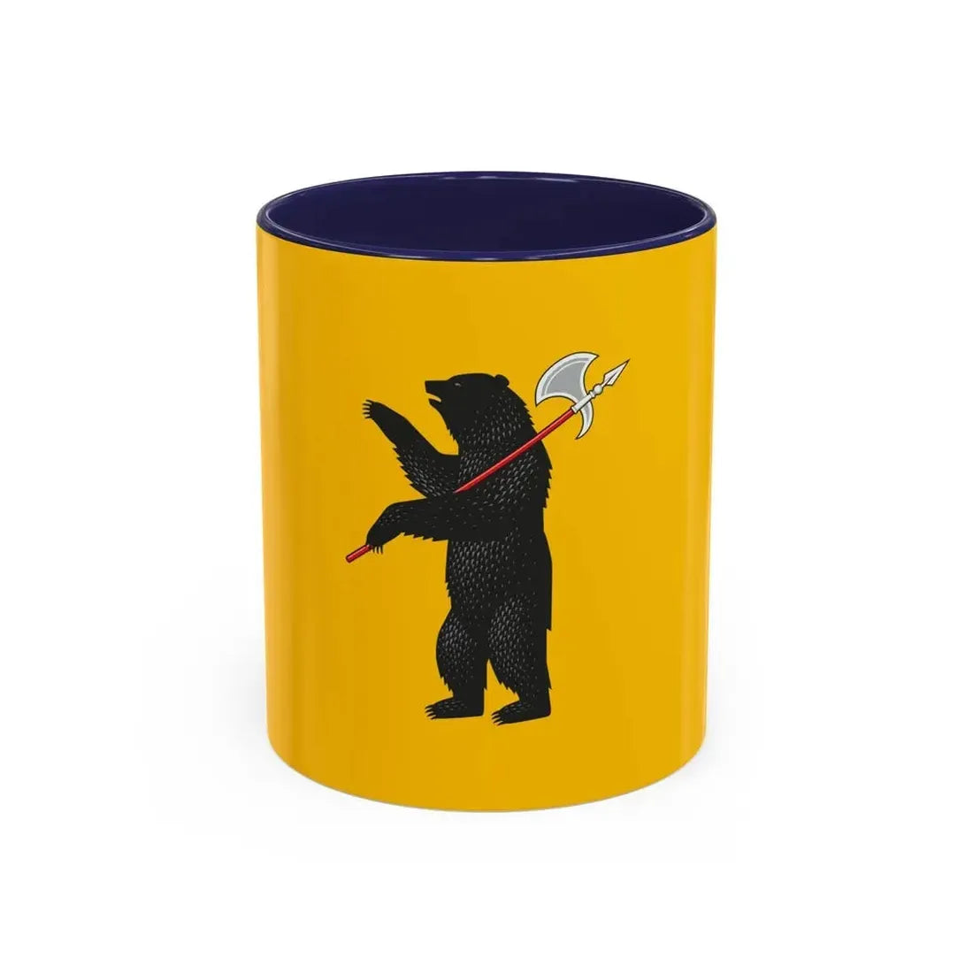 Flag of Yaroslavl Oblast Russia - Accent Coffee Mug 11oz Navy - Go Mug Yourself