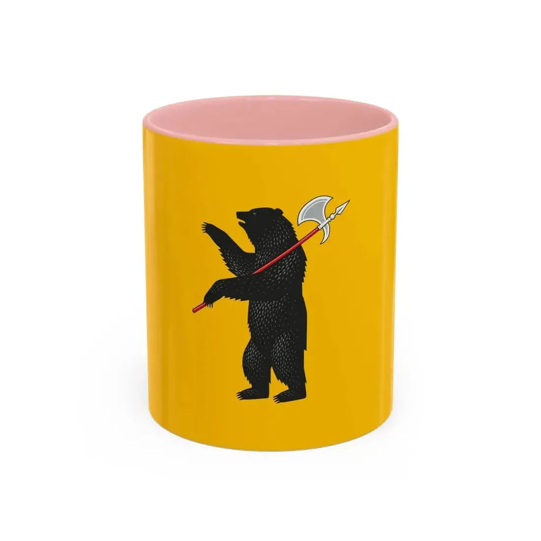Flag of Yaroslavl Oblast Russia - Accent Coffee Mug 11oz Pink - Go Mug Yourself