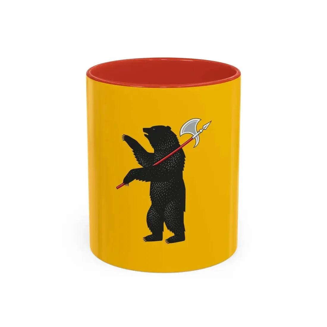 Flag of Yaroslavl Oblast Russia - Accent Coffee Mug 11oz Red - Go Mug Yourself