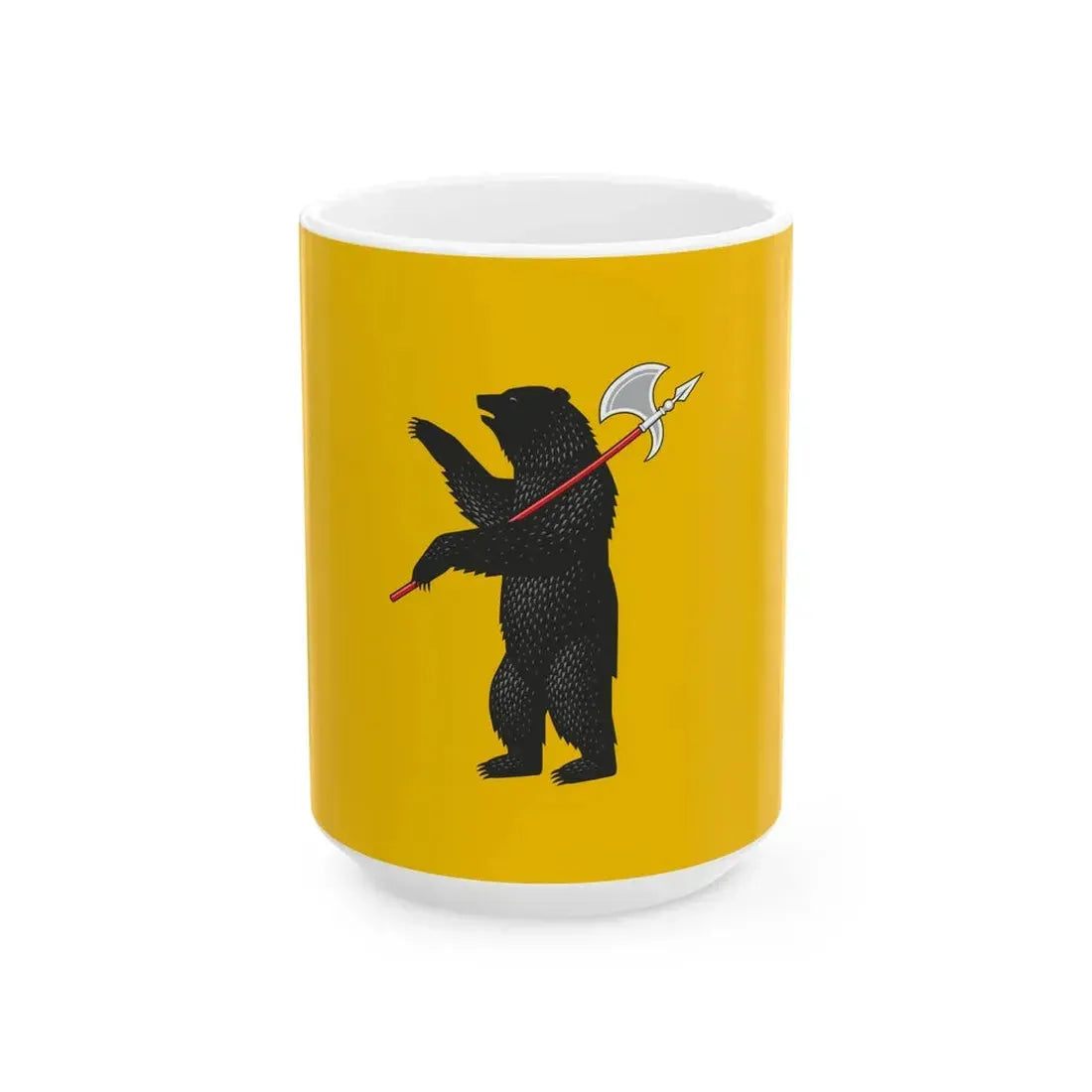 Flag of Yaroslavl Oblast (Russia) White Coffee Mug - Go Mug Yourself