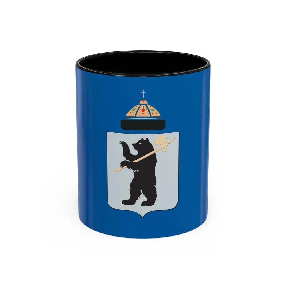 Flag of Yaroslavl Russia - Accent Coffee Mug 11oz Black - Go Mug Yourself
