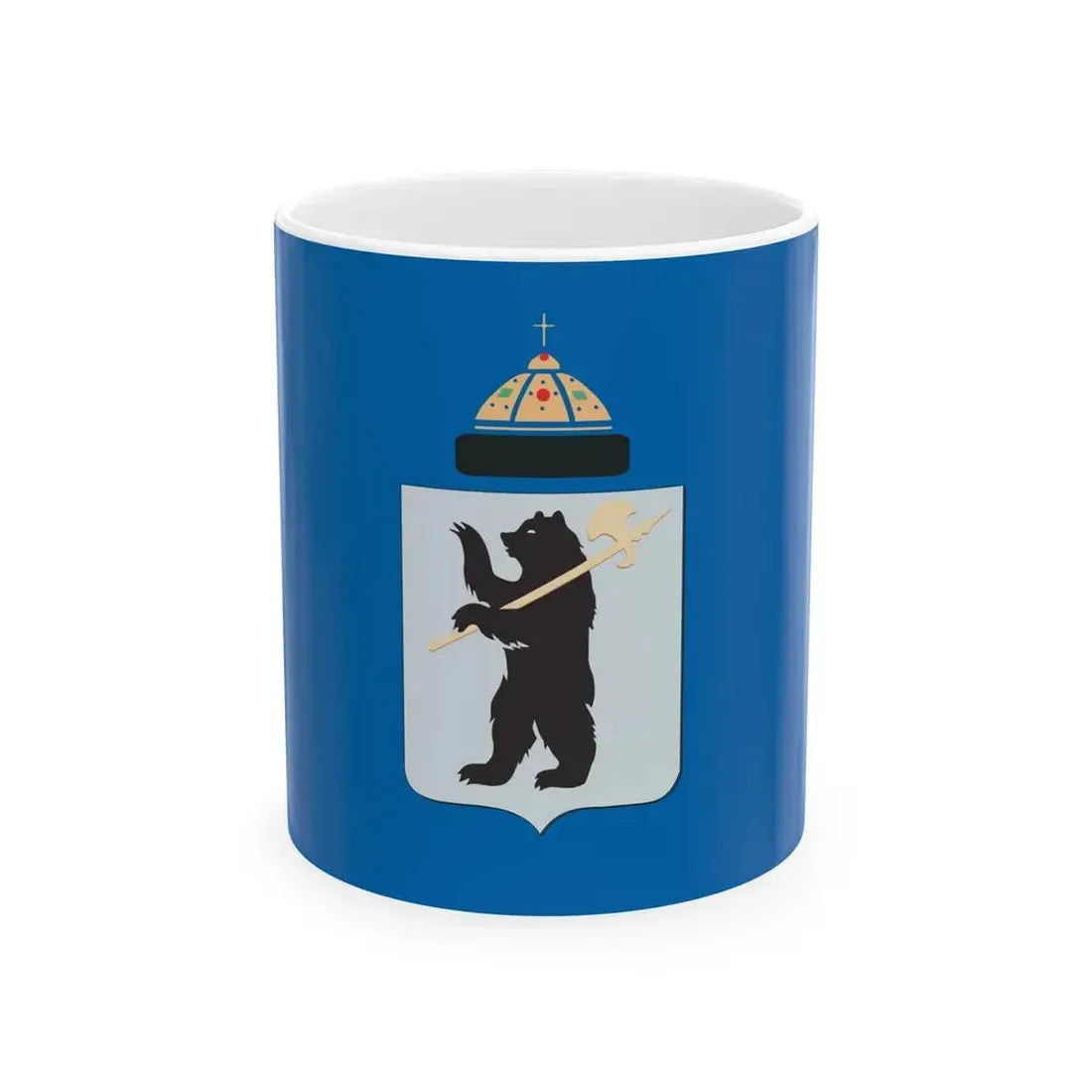 Flag of Yaroslavl Russia - White Coffee Mug 11oz - Go Mug Yourself