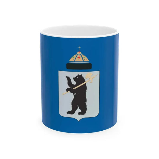Flag of Yaroslavl Russia - White Coffee Mug 11oz - Go Mug Yourself