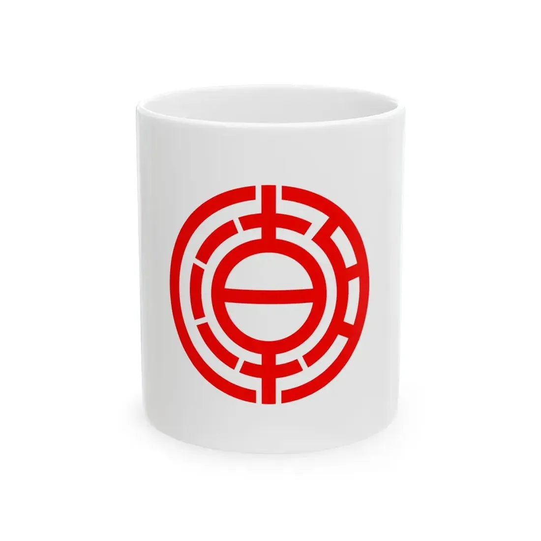 Flag of Yashio Saitama (Japan) White Coffee Mug 11oz - Go Mug Yourself