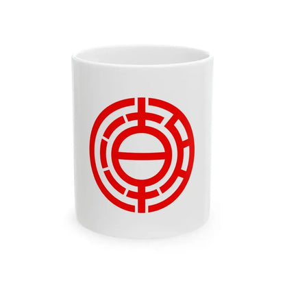 Flag of Yashio Saitama (Japan) White Coffee Mug 11oz - Go Mug Yourself