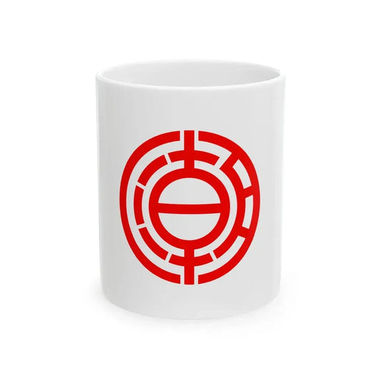 Flag of Yashio Saitama (Japan) White Coffee Mug 11oz - Go Mug Yourself