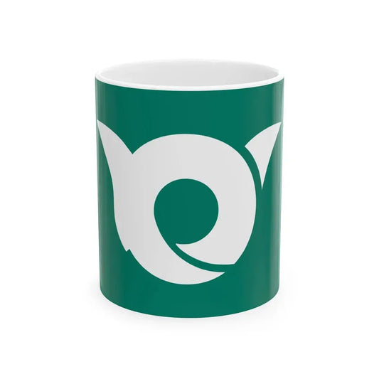 Flag of Yasuda Kochi (Japan) White Coffee Mug 11oz - Go Mug Yourself