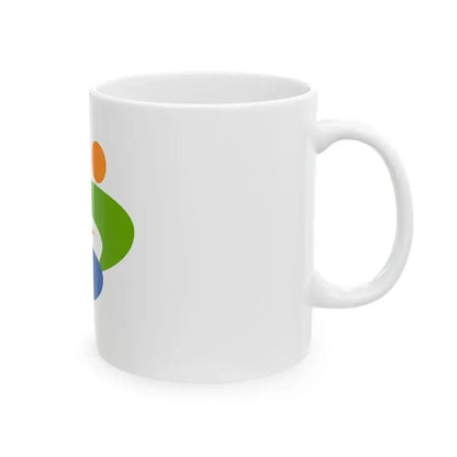 Flag of Yasugi Shimane (Japan) White Coffee Mug - Go Mug Yourself