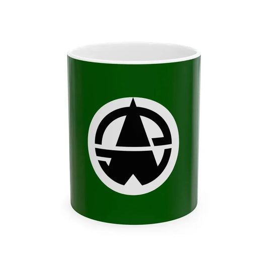 Flag of Yasuoka Nagano (Japan) White Coffee Mug 11oz - Go Mug Yourself