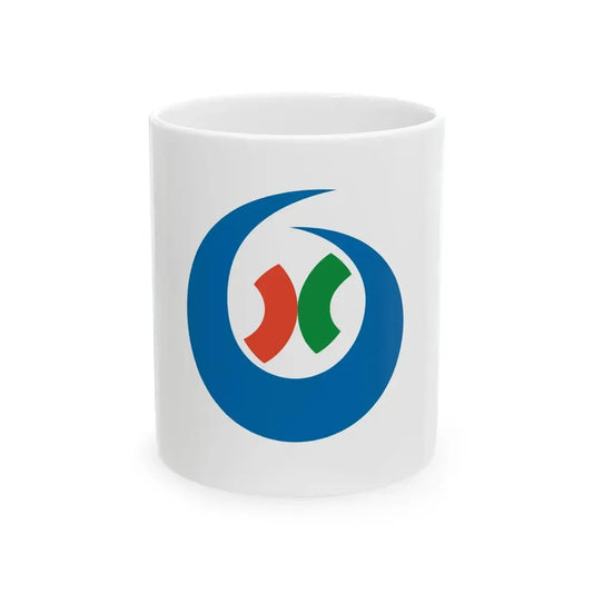 Flag of Yatsushiro Kumamoto (Japan) White Coffee Mug 11oz - Go Mug Yourself