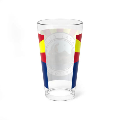 Flag of Yavapai County Arizona (United States) Pint Glass 16oz - Go Mug Yourself