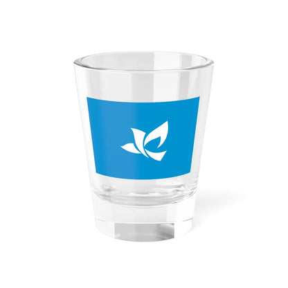 Flag of Yazu Tottori (Japan) Shot Glass 1.5oz 1.5oz - Go Mug Yourself