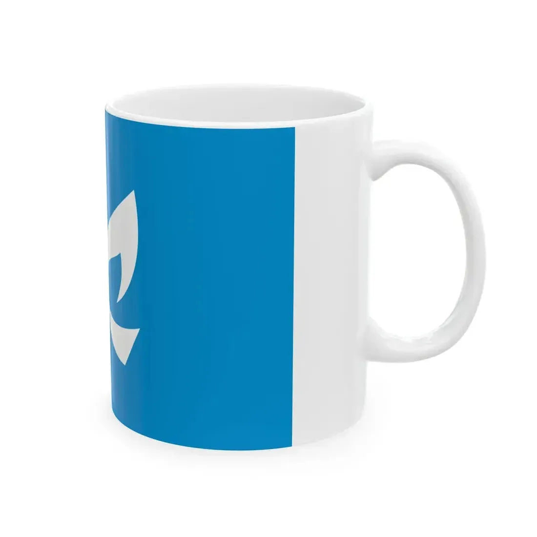 Flag of Yazu Tottori (Japan) White Coffee Mug - Go Mug Yourself