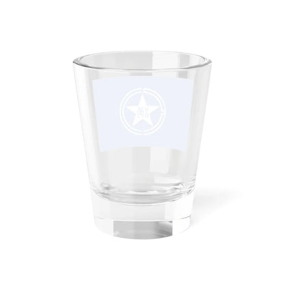 Flag of Yūbetsu Hokkaido 1953-2009 (Japan) Shot Glass 1.5oz - Go Mug Yourself