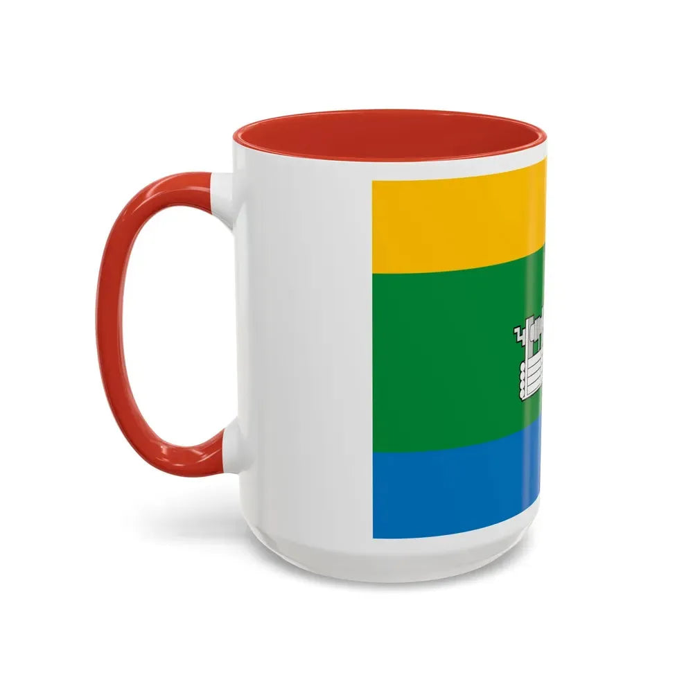 Flag of Yekaterinburg Russia - Accent Coffee Mug - Go Mug Yourself