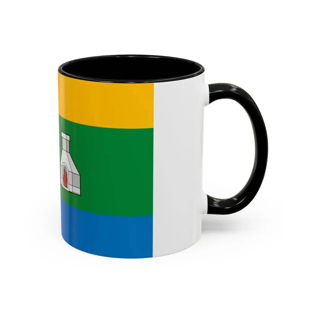 Flag of Yekaterinburg Russia - Accent Coffee Mug - Go Mug Yourself