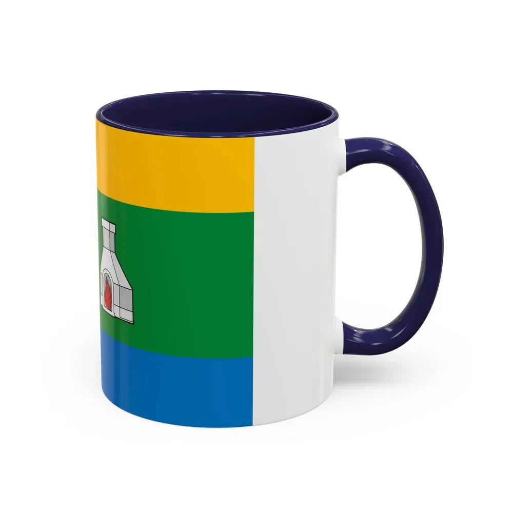 Flag of Yekaterinburg Russia - Accent Coffee Mug - Go Mug Yourself