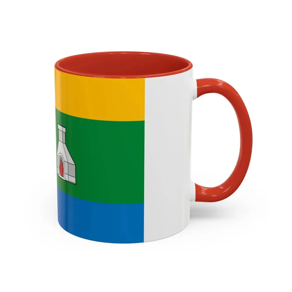 Flag of Yekaterinburg Russia - Accent Coffee Mug - Go Mug Yourself