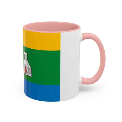 Flag of Yekaterinburg Russia - Accent Coffee Mug - Go Mug Yourself