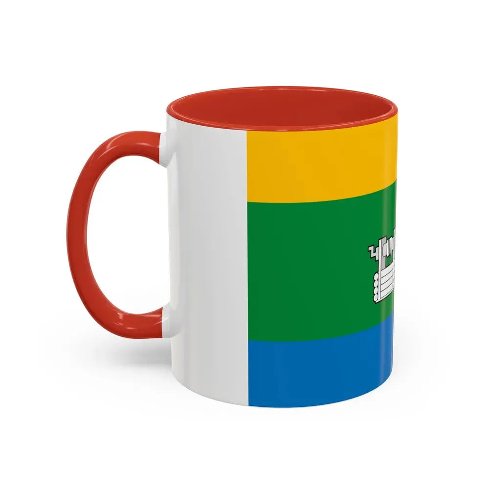 Flag of Yekaterinburg Russia - Accent Coffee Mug - Go Mug Yourself
