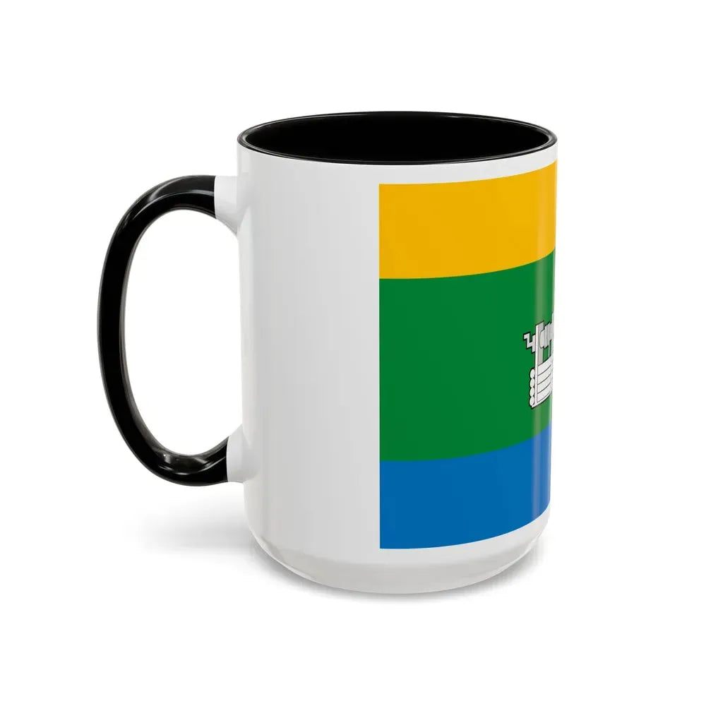 Flag of Yekaterinburg Russia - Accent Coffee Mug - Go Mug Yourself