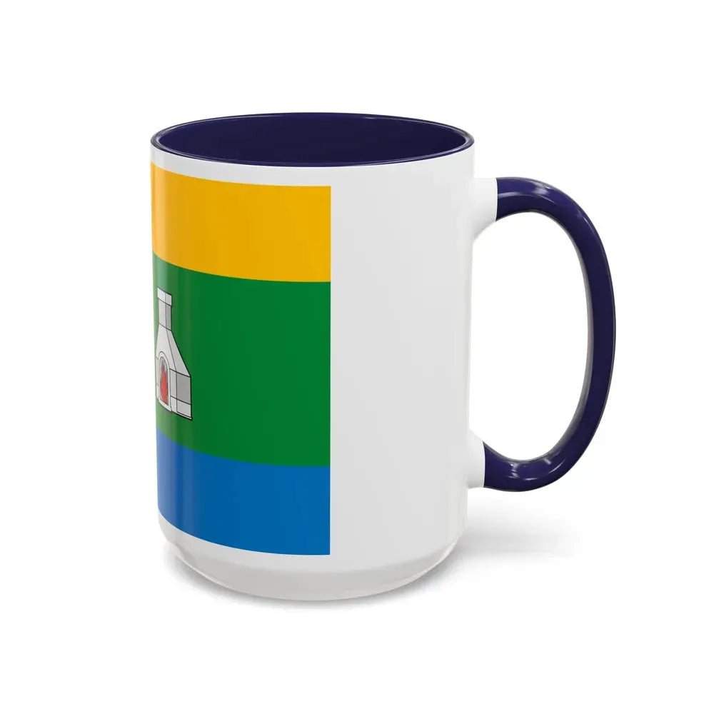Flag of Yekaterinburg Russia - Accent Coffee Mug - Go Mug Yourself