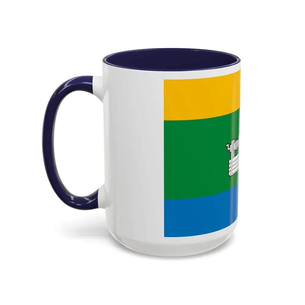 Flag of Yekaterinburg Russia - Accent Coffee Mug - Go Mug Yourself