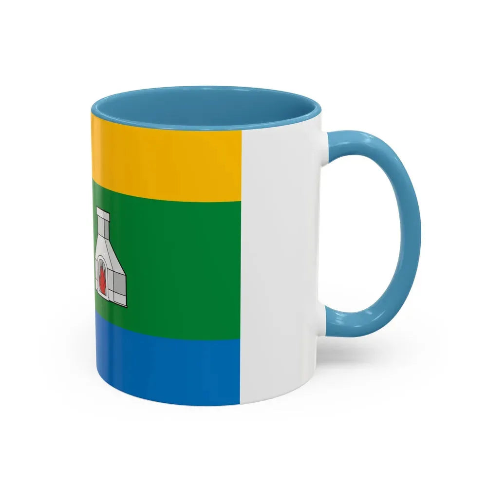 Flag of Yekaterinburg Russia - Accent Coffee Mug - Go Mug Yourself