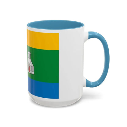 Flag of Yekaterinburg Russia - Accent Coffee Mug - Go Mug Yourself