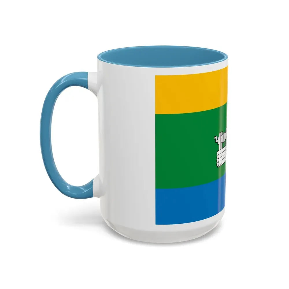 Flag of Yekaterinburg Russia - Accent Coffee Mug - Go Mug Yourself