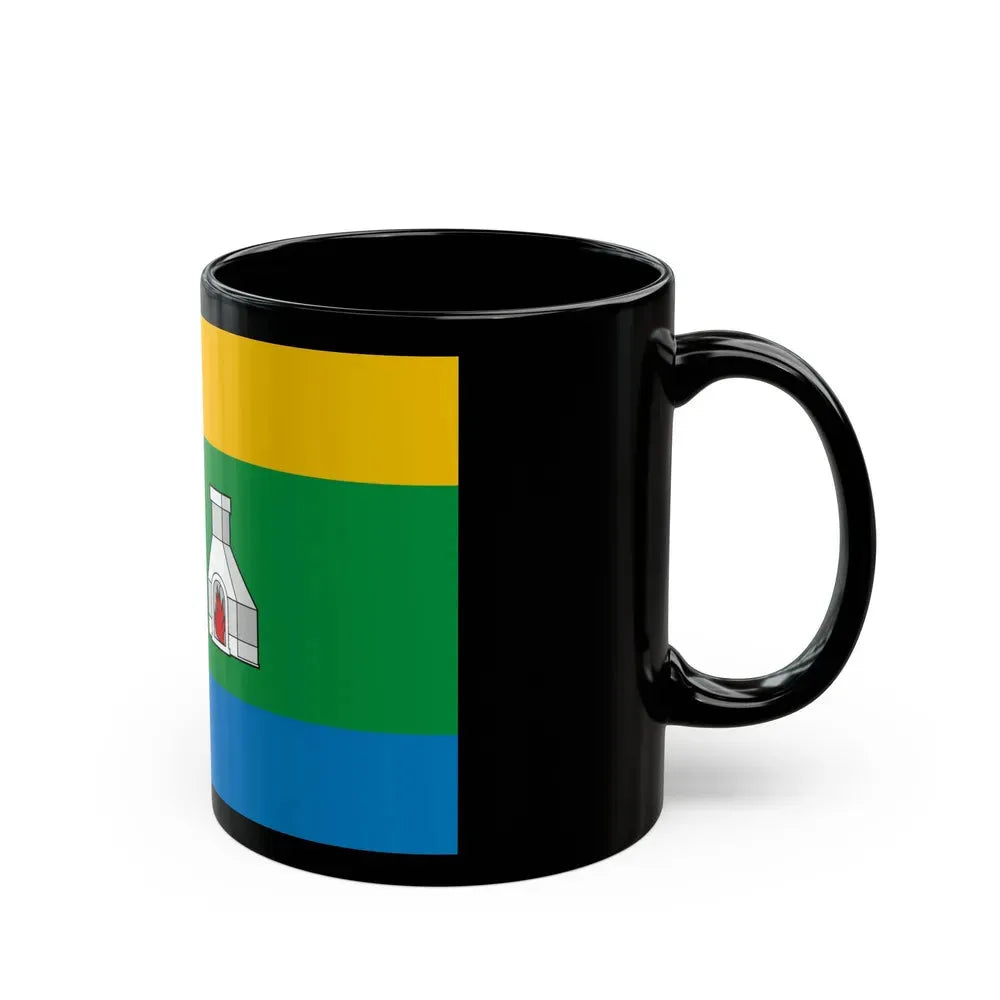 Flag of Yekaterinburg Russia - Black Coffee Mug - Go Mug Yourself