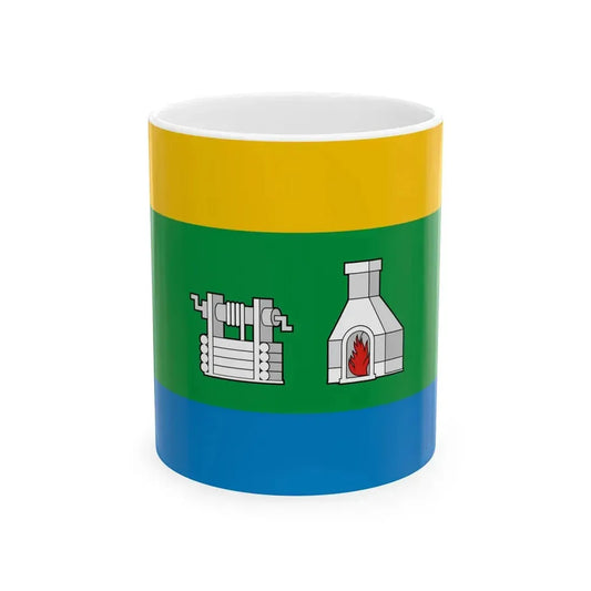 Flag of Yekaterinburg Russia - White Coffee Mug 11oz - Go Mug Yourself