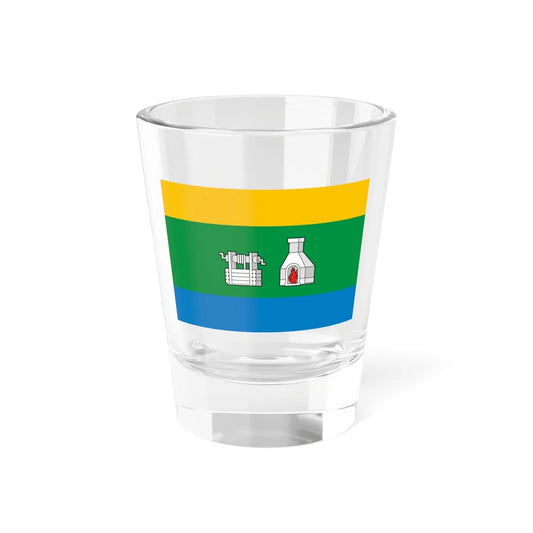 Flag of Yekaterinburg Sverdlovsk oblast (Russia) Shot Glass 1.5oz 1.5oz - Go Mug Yourself