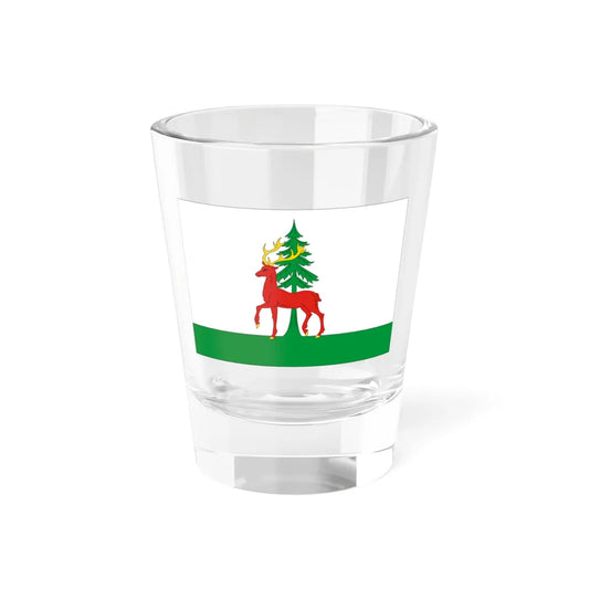Flag of Yelets (Russia) Shot Glass 1.5oz 1.5oz - Go Mug Yourself