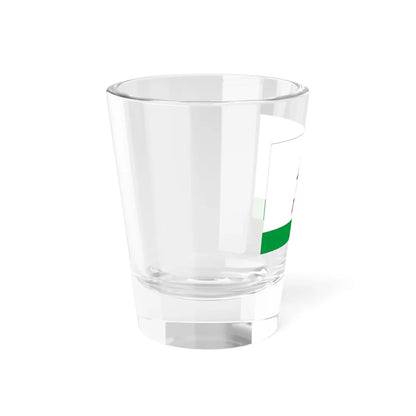 Flag of Yelets (Russia) Shot Glass 1.5oz - Go Mug Yourself
