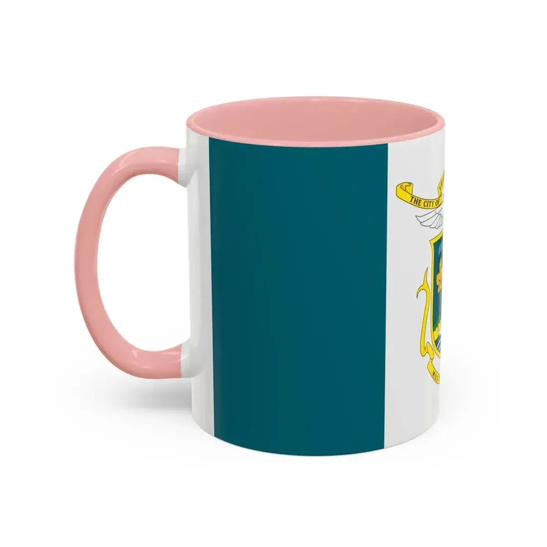 Flag of Yellowknife NWT Canada - Accent Coffee Mug - Go Mug Yourself