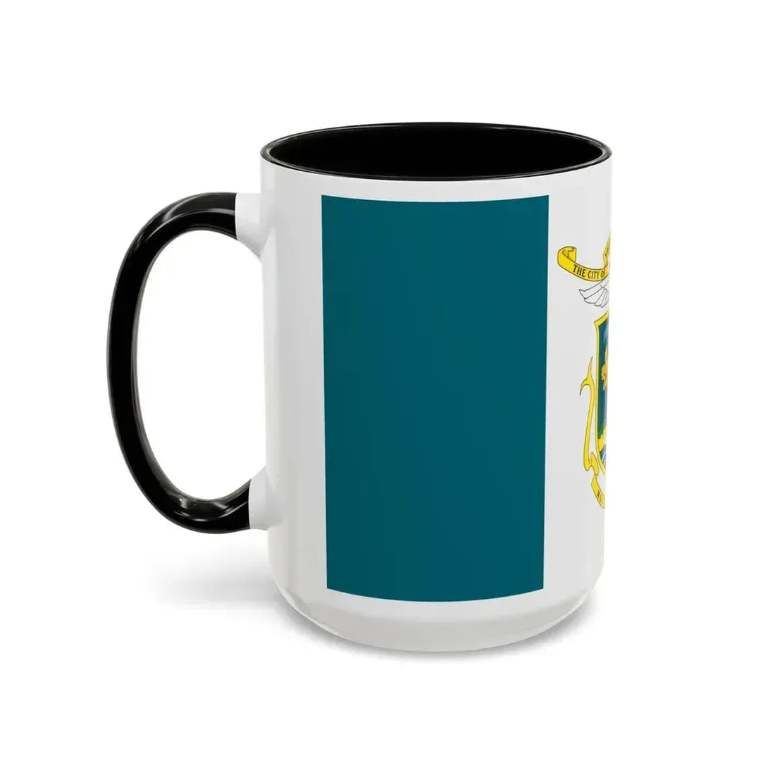 Flag of Yellowknife NWT Canada - Accent Coffee Mug - Go Mug Yourself